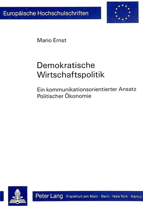 Demokratische Wirtschaftspolitik - Mario Ernst