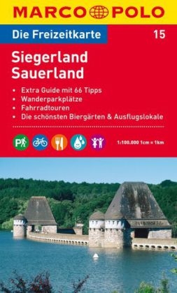 MARCO POLO Freizeitkarte Blatt 15 Siegerland, Sauerland 1:100 000