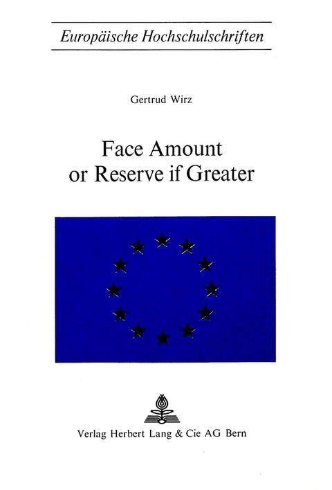 Face Amount of Reserve if Greater - Getrud Wirz