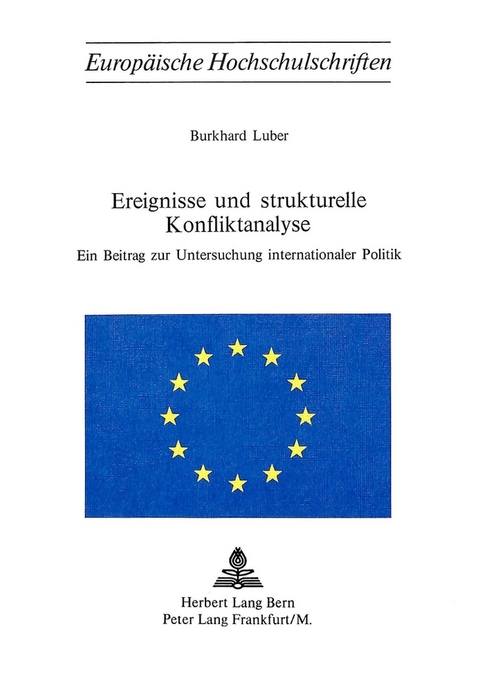 Ereignisse und strukturelle Konfliktanalyse - Burkhard Luber