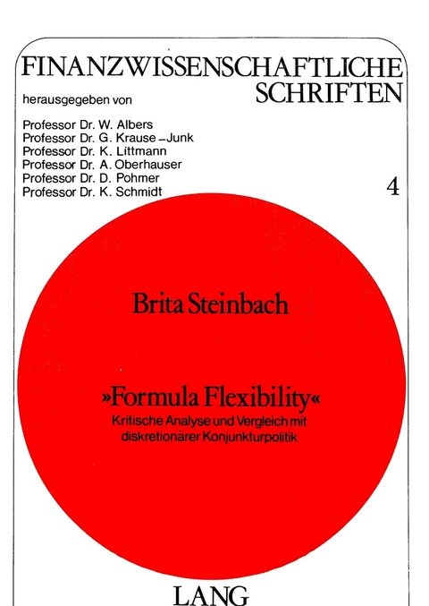 «Formula Flexibility» - B. Steinbach-van der Veen