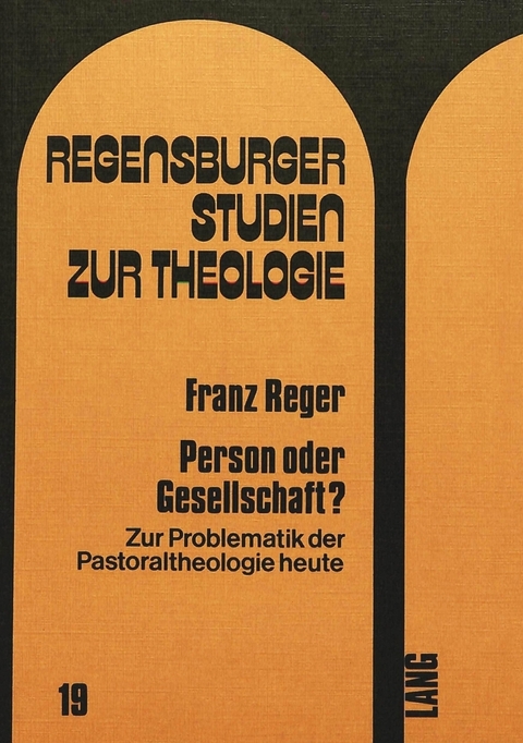 Person oder Gesellschaft? - Franz Reger