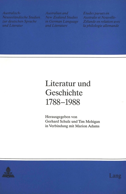 Literatur und Geschichte 1788-1988 - 