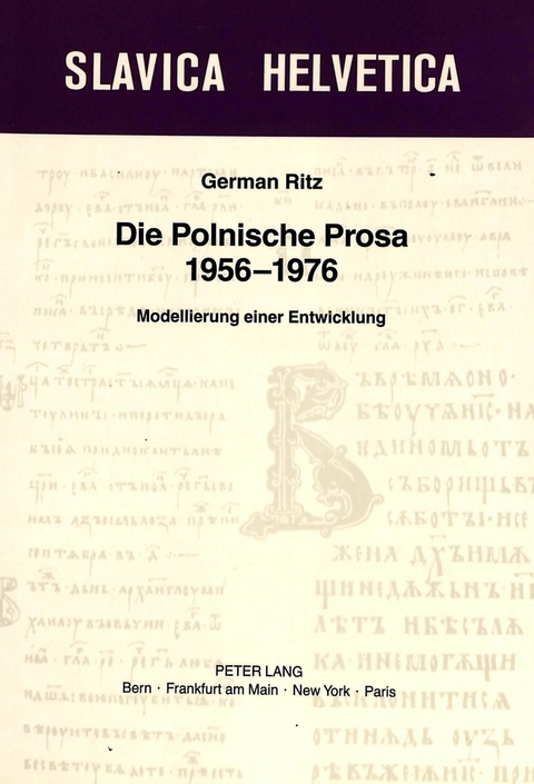 Die Polnische Prosa 1956-1976 - German-Markus Ritz