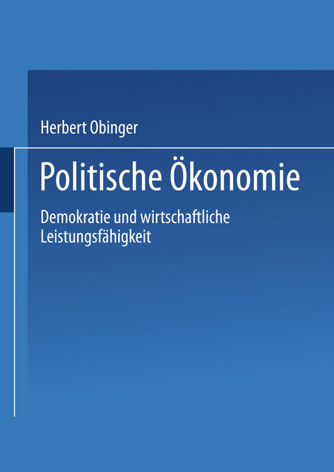 Politische Ökonomie - 