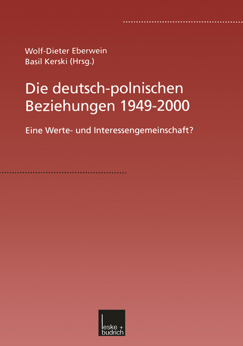 Die deutsch-polnischen Beziehungen 1949–2000 - 