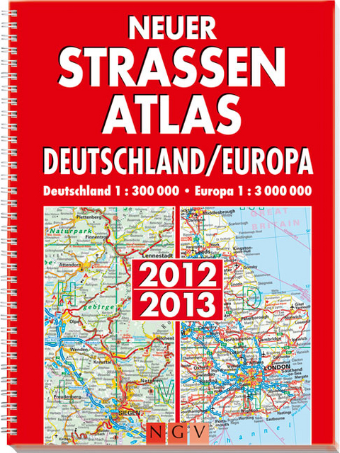 Neuer Straßenatlas Deutschland/Europa 2012/2013