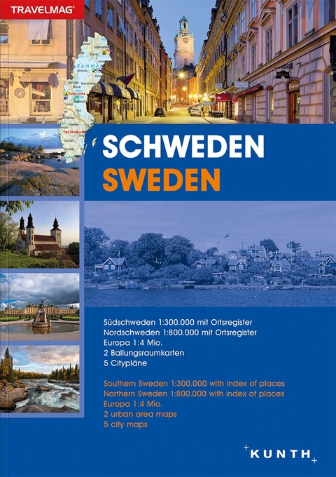 Reiseatlas Schweden 1:300.000