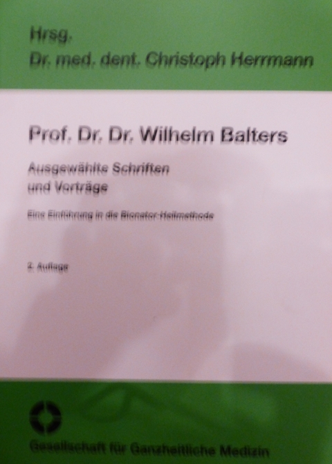 Prof. Dr. Dr. Wilhelm Balters - Wilhelm Balters