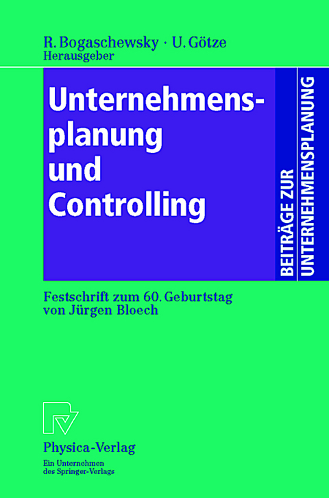 Unternehmensplanung und Controlling - 