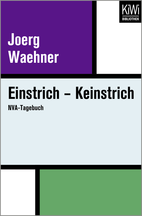 Einstrich – Keinstrich - Joerg Waehner