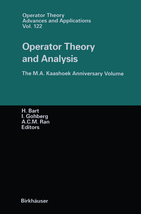 Operator Theory and Analysis - 