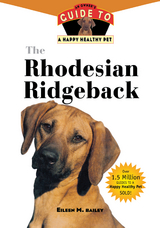 The Rhodesian Ridgeback - Eileen M. Bailey
