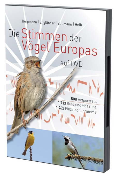 Die Stimmen der Vögel Europas auf DVD - Hans-Heiner Bergmann, Wiltraud Engländer, Sabine Baumann, Hans-Wolfgang Helb