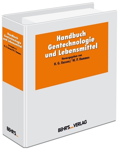 Handbuch Gentechnologie und Lebensmittel - Dr. K. Aulrich, Prof. Dr. Hans-K. Biesalski, Prof. Dr. Helmut Erbersdobler, RA Dr. Marcus Girnau, Dr. Sabine Görgen, Prof. Dr. med. vet. Walther Heeschen, Prof. Dr.-Ing. habil. Benno Kunz, Dr. Uwe-Jens Salzer, Hanspeter Schmidt, Prof. Dr. Burckhard Viell, Dr. Andreas Wehlau, Prof. Dr. Herbert J. Buckenhüskes, Prof. Dr. Klaus-Dieter Jany, Prof. Dr. Johannes Krämer, Prof. Dr. Herbert Weber, Dr. W. Bender, Dr. R. Bilang, Dr. Karl Buchta, Dr. H.-J. Buhk, Dr. C. Conzelmann, Prof. Dr. Gerhard Flachowsky, Dr. M. Frauen, Ralf Greiner, Dr. Jürgen Hampel, Dr. T. Hektor, Dr. C. Hertel, Dipl.-Ing. T. Hirzinger, J. Katzek