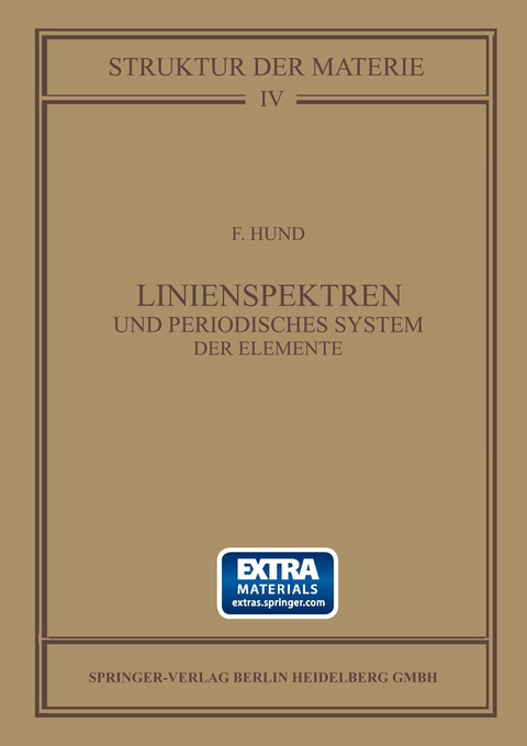 Linienspektren und Periodisches System der Elemente - Friedrich Hund