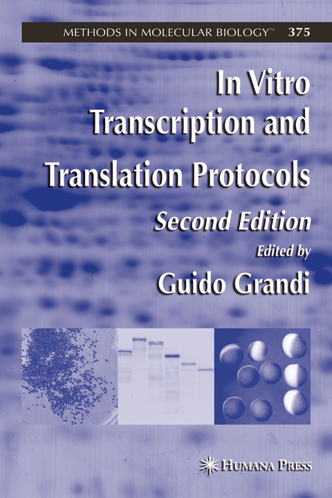 In Vitro Transcription and Translation Protocols - 
