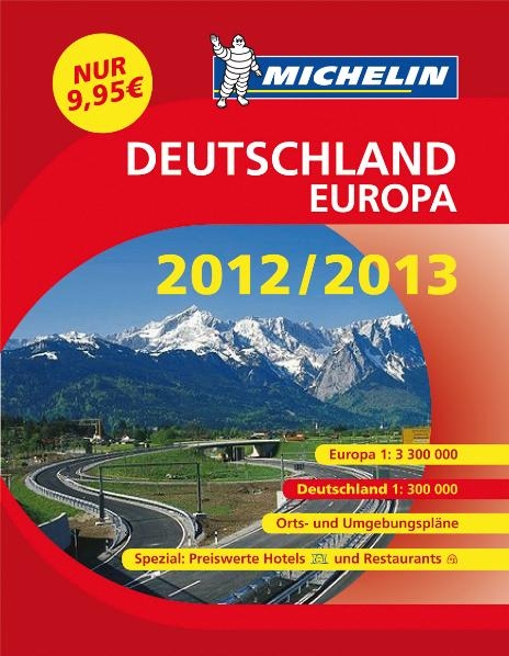 Michelin Straßenatlas Deutschland/Europa 2012/2013
