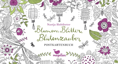 Blumen, Blätter, Blütenzauber - Postkartenbuch