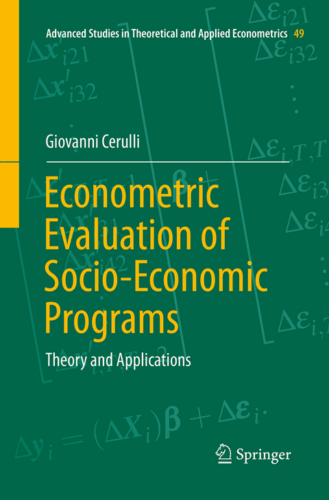 Econometric Evaluation of Socio-Economic Programs - Giovanni Cerulli