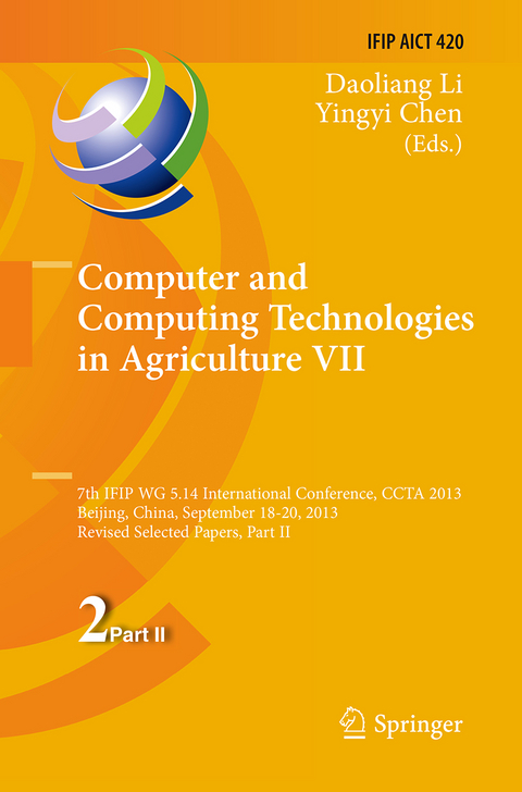 Computer and Computing Technologies in Agriculture VII - 