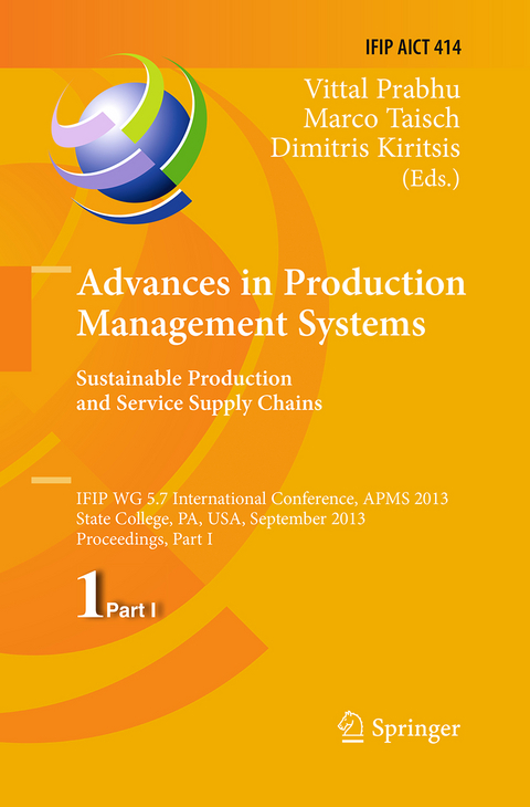 Advances in Production Management Systems. Sustainable Production and Service Supply Chains - 