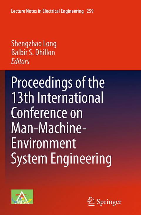 Proceedings of the 13th International Conference on Man-Machine-Environment System Engineering - 