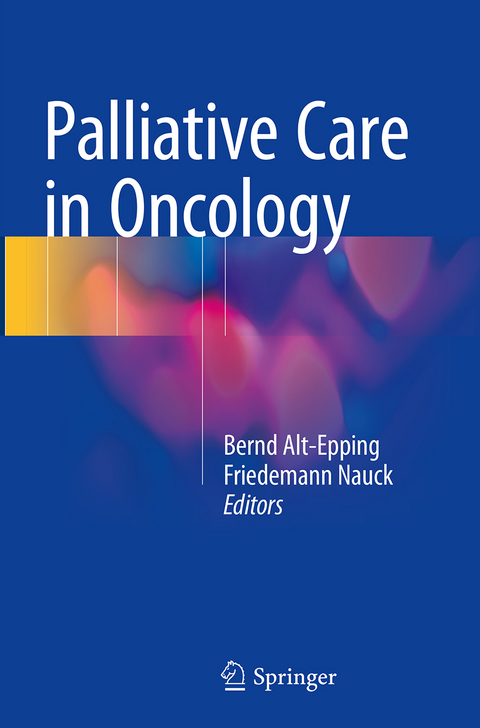 Palliative Care in Oncology - 