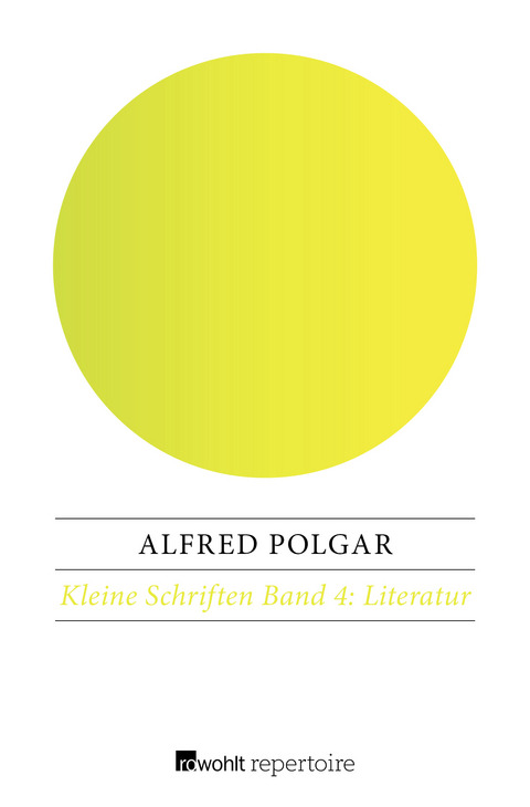 Literatur - Alfred Polgar