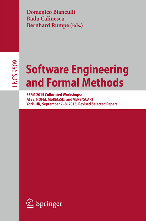 Software Engineering and Formal Methods - 