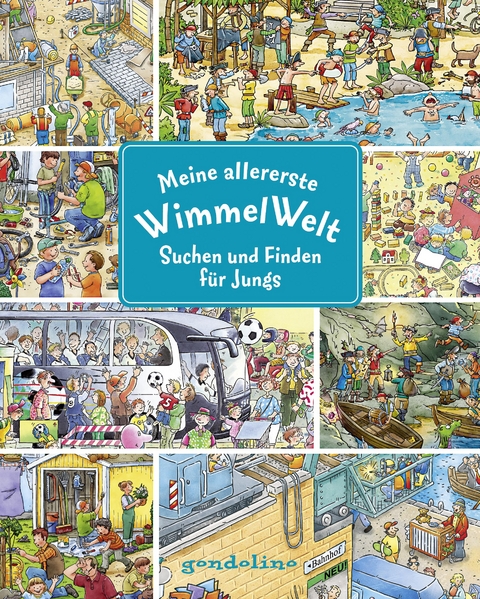 Meine allererste WimmelWelt - Suchen und finden für Jungs