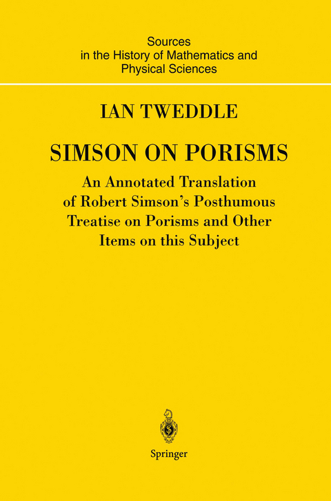 Simson on Porisms - Ian Tweddle