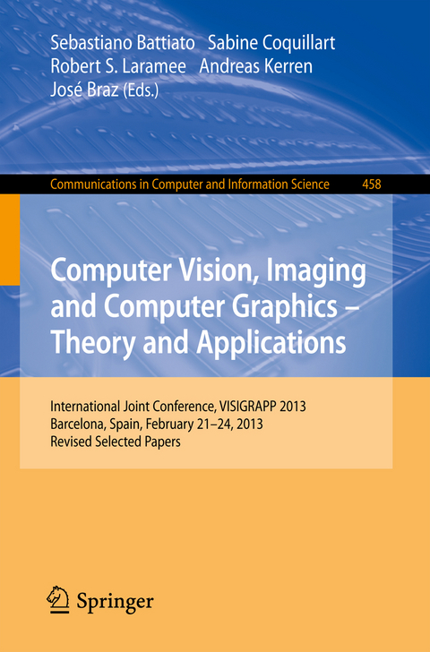 Computer Vision, Imaging and Computer Graphics: Theory and Applications - 