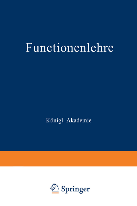 Functionenlehre - K. Weierstrass