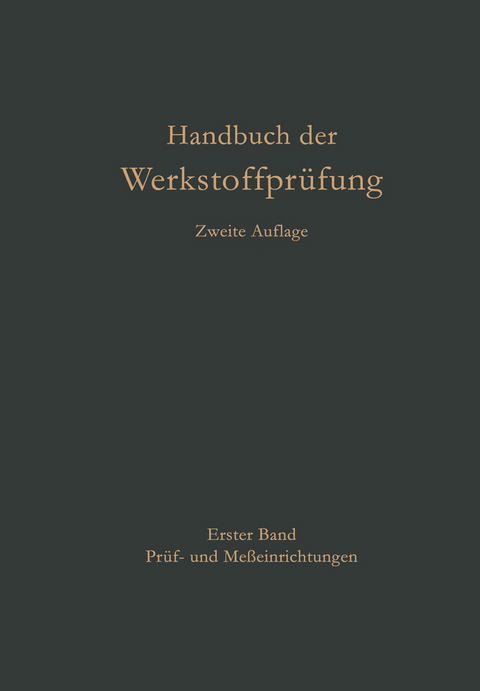 Prüf- und Meßeinrichtungen - E. Amedick, Rudolf Berthold, K. H. Bußmann, N. Ludwig, Erich Siebel