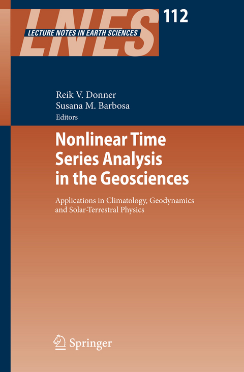 Nonlinear Time Series Analysis in the Geosciences - 