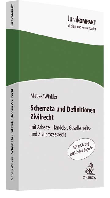 Schemata und Definitionen Zivilrecht - Martin Maties, Klaus Winkler