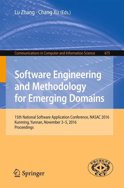 Software Engineering and Methodology for Emerging Domains - 