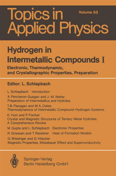 Hydrogen in Intermetallic Compounds I - 