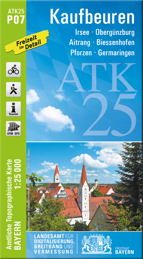 ATK25-P07 Kaufbeuren (Amtliche Topographische Karte 1:25000)