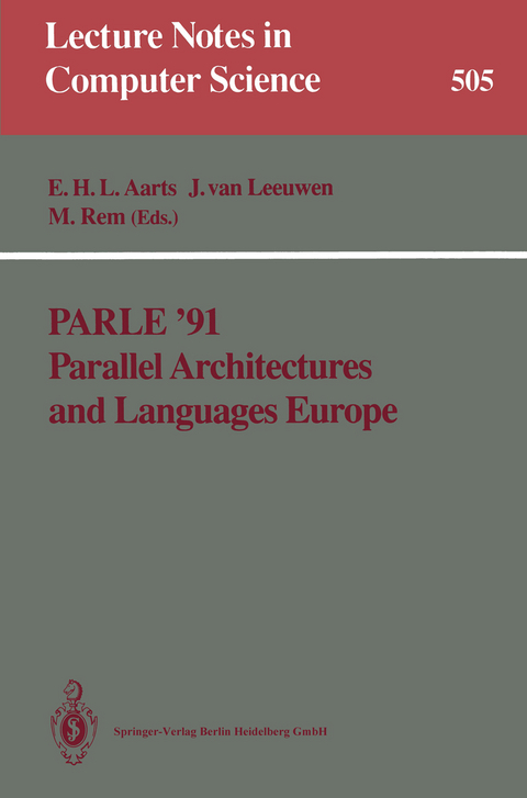 Parle ’91 Parallel Architectures and Languages Europe - 