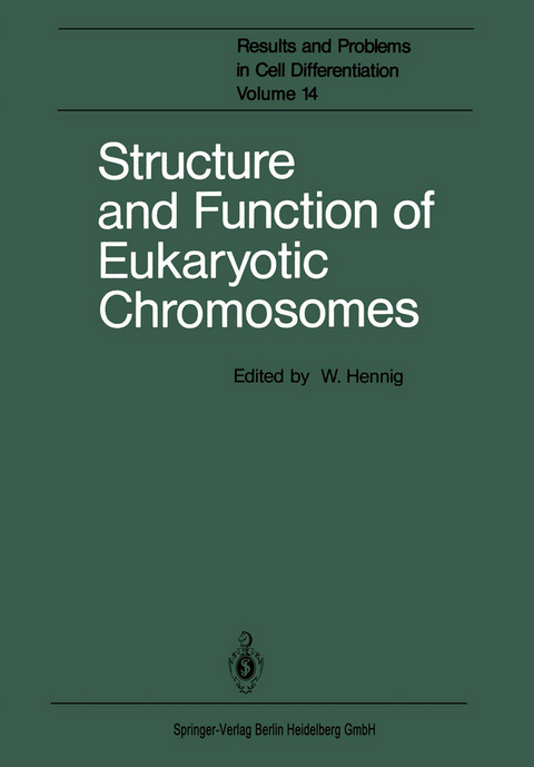 Structure and Function of Eukaryotic Chromosomes - 