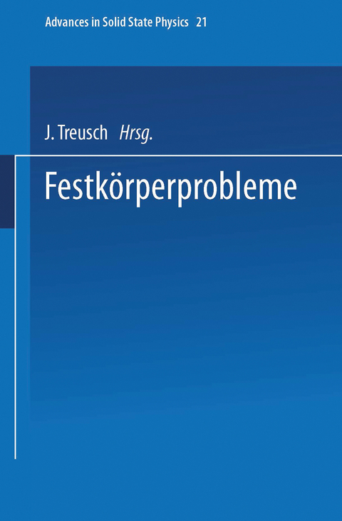 Festkörperprobleme - 