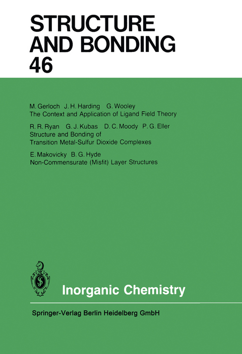 Inorganic Chemistry - Xue Duan, Lutz H. Gade, Gerard Parkin, Kenneth R. Poeppelmeier, Fraser Andrew Armstrong, Mikio Takano, David Michael P. Mingos