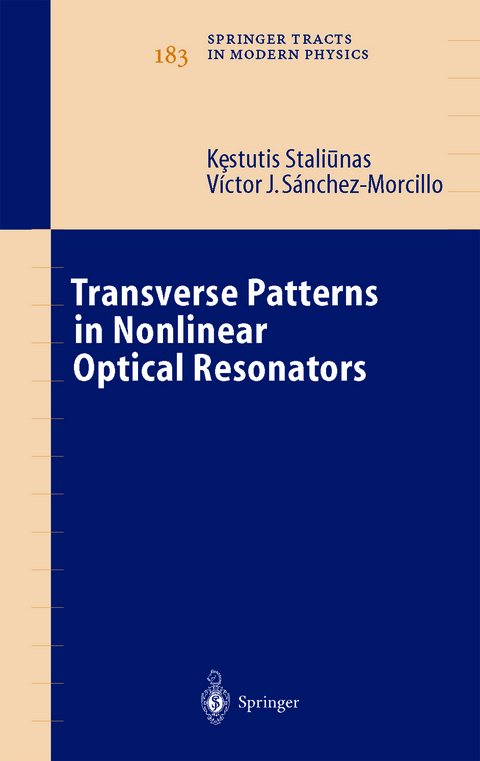 Transverse Patterns in Nonlinear Optical Resonators - Kestutis Staliunas, V.J. Sánchez-Morcillo