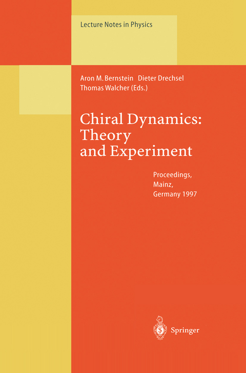 Chiral Dynamics: Theory and Experiment - 