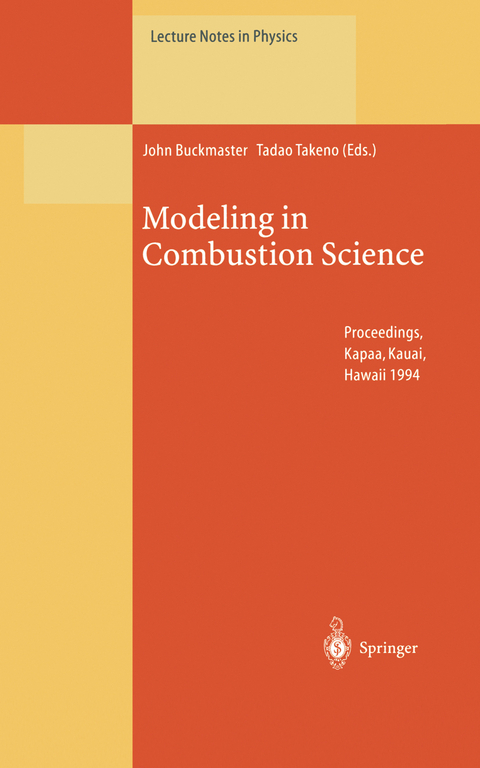 Modeling in Combustion Science - 