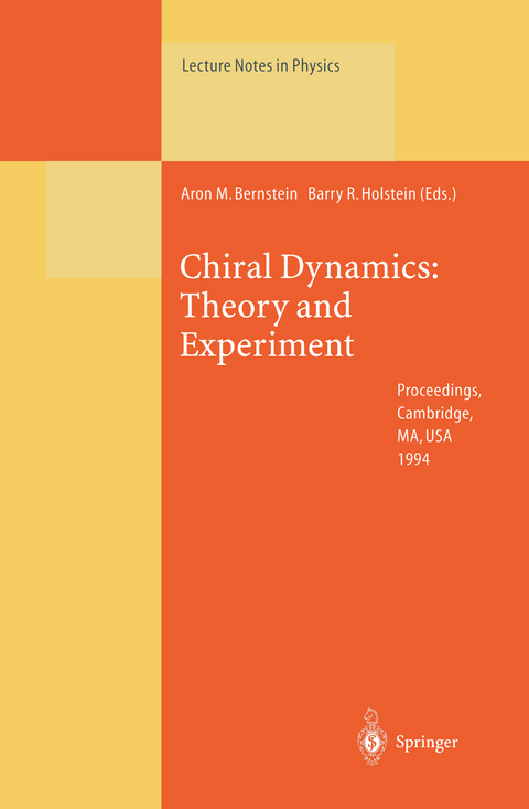 Chiral Dynamics: Theory and Experiment - 