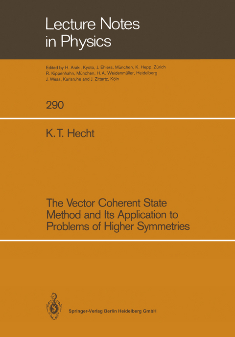 The Vector Coherent State Method and Its Application to Problems of Higher Symmetries - Karl T. Hecht