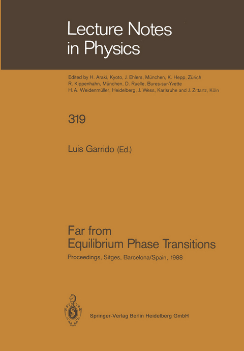 Far from Equilibrium Phase Transitions - 